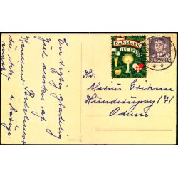 Julemrke 1951 p Postkort