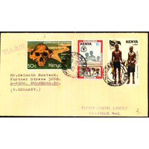 Luftpost Brev fra Kenya til Tyskland - 22 - 1 - 82