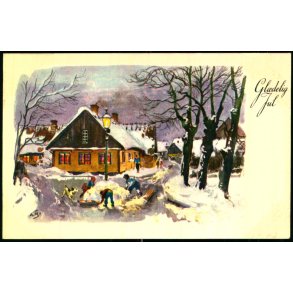 Axel Mathisen - Gldelig Jul - Lyngby - Rudolf Olsen u/n - Ubrugt 