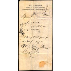 Recept - Prof. Dr. Monrad - Dron. Louises Brnehospital - 17 - 11 - 1907