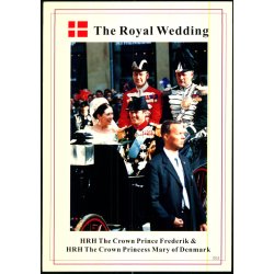 Kronprins Frederik og Marys Bryllup  - Scandinavisk Foto u/n - 13x18 cm. - Ubrugt