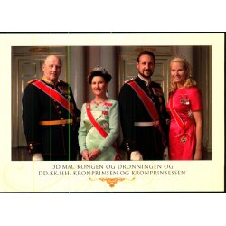 Kongen og Droningen og Kronprinsen og Kronprinsessen - Normann 860 - Ubrugt