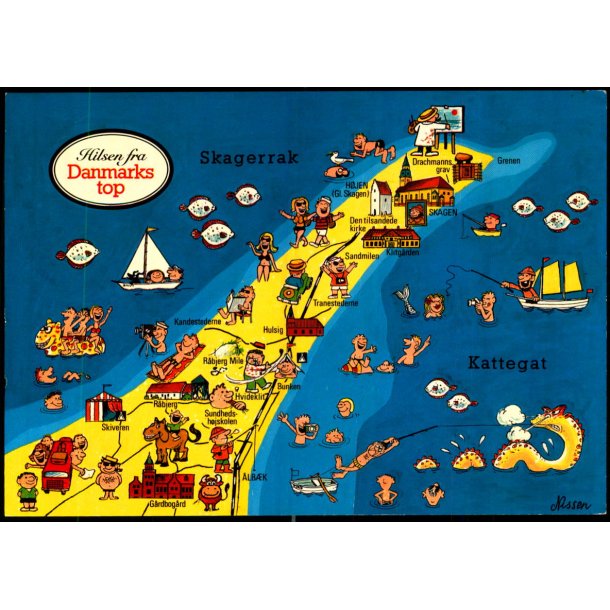 Nissen - Hilsen fra Danmarks Top - Grsblls  8604 - Ubrugt