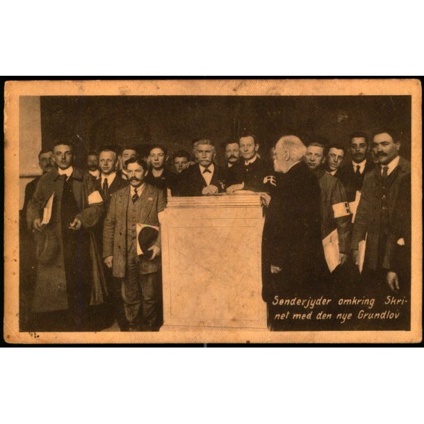S�nderjyder omkring Skrinet med de nye Grundlov - Dansk Reklameforlag Eneret - Ubrugt