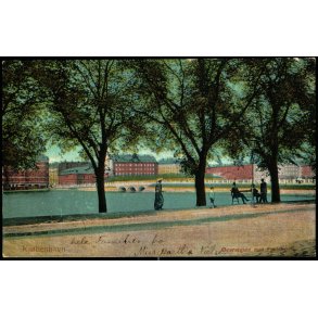 Kbenhavn - stersgade med Fredens Bro - Johs. Koren 1003