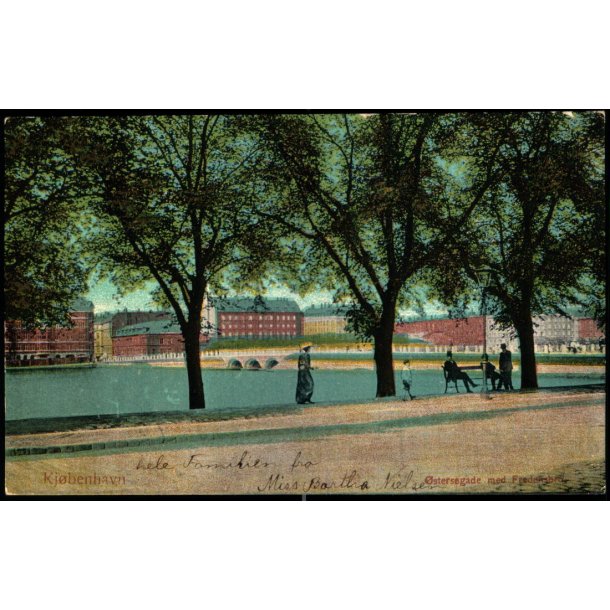 Kbenhavn - stersgade med Fredens Bro - Johs. Koren 1003