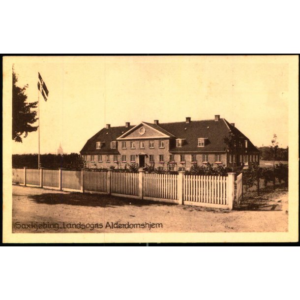 Saxk�bing - Landsogns Alderdomshjem - Thanning Steffensens Bogh. 64527 - Ubrugt