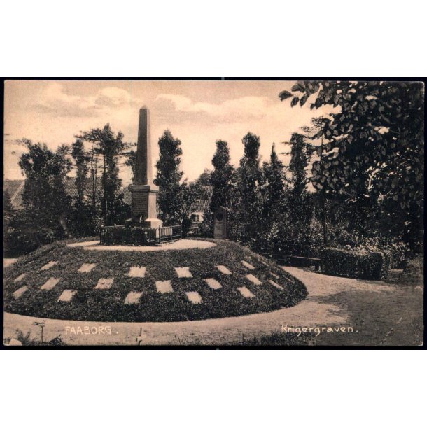 Faaborg - Krigergravene - G. Nissen 25813 - Brugt