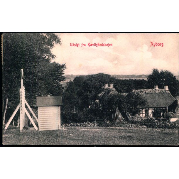 Nyborg - Udsigt fra K�rlighedsstien - Warbergs Forlag 3711 - Brugt