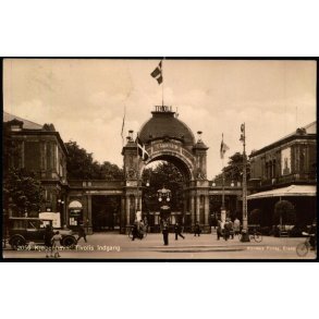 Kjbenhavn -Tivolis Indgang - Fotokort Stender 2059 - Brugt