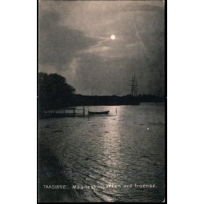 Taasinge - Maaneskinsaften ved Troense - Chr. G. Kielberg 11108 - Brugt