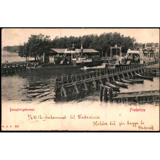 Fredericia - Dampfrgehavnen - W.K.F. 809 - Brugt