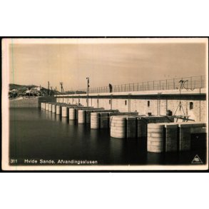 Hvide Sande - Afvandingssluse  - Fotokort Pors 311 - Ubrugt