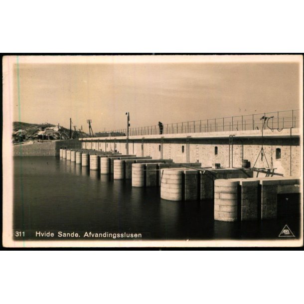 Hvide Sande - Afvandingssluse  - Fotokort Pors 311 - Ubrugt