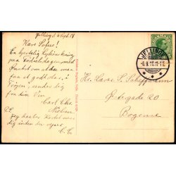 Parti fra Jelling med Postkontoret og Jernbanestationen - Hvidehus Bogh. 41729 - Brugt