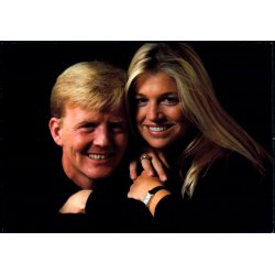 Prins Willem Alexander - Maxima Zorreguieta -  Hallmark 907 - Ubrugt