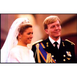 Prins Willem Alexander og Prinsesse Maxinas Bryllup - Hallmark 146 - 11x18 cm. - Ubrugt