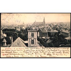 Efterporto - Postkort fra Tyskland  21 - 9 - 1907 - Efterporto 10 re.