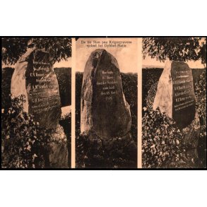 De tre Sten paa Krigergravene syd�st for Dybb�l-M�lle - Chr. Qvist  29 - Ubrugt