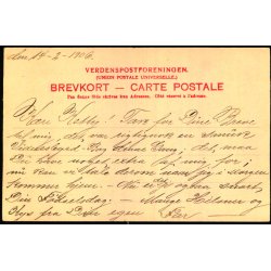 Esbjerg - Hulvejen med Hotel Royal - Engers Hansen 1903 - Ubrugt