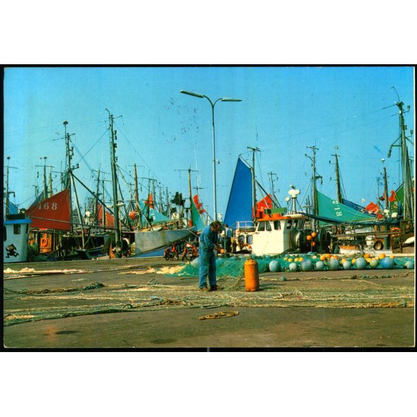 Hvide Sande - Havn - Stjerne Foto 35378 - Brugt