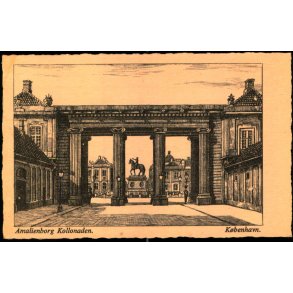 K�benhavn - Amalienborg - Kolonaden - u/n