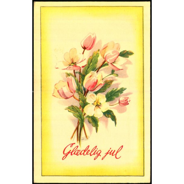 Hans Christian Petersen - Gldelig jul - Serie 1058 - Brugt