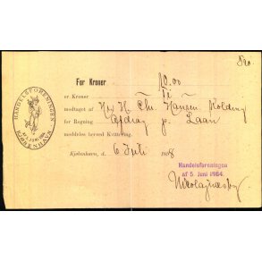 Handelsforeningen af. 5Juni 1864 - K�benhavn  - 1898