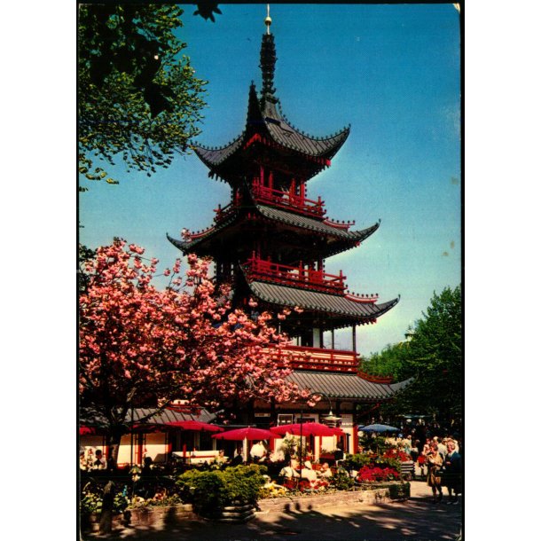 Kbenhavn - Tivoli - det kinesiske Trn  - Rudolf Olsen 1648 - Ubrugt