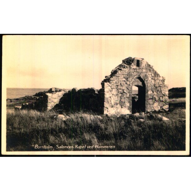 Bornholm - Salomons Kapel ved Hammeren - Colbergs Bogh. 3178 - Ubrugt