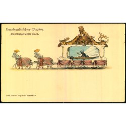 Haandvrkerfestens Vogntog - Bundtmagerlavets Vogn - A. Jacobsen u/n - Ubrugt 