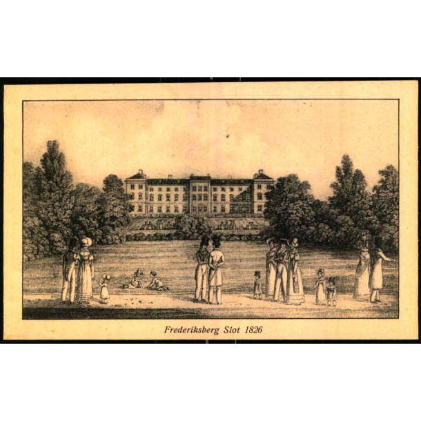 Frederiksberg Slot 1826 - Stender 26951 - Ubrugt