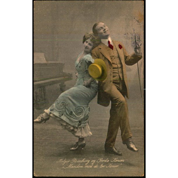 Holger Reenberg og Gerda Krum I Manden med de tre Koner - Alex Vincent 1718 - Brugt