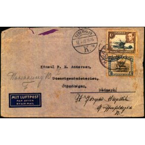 Luftpost Brev fra Kenya til Danmark - 12 - 7 - 46