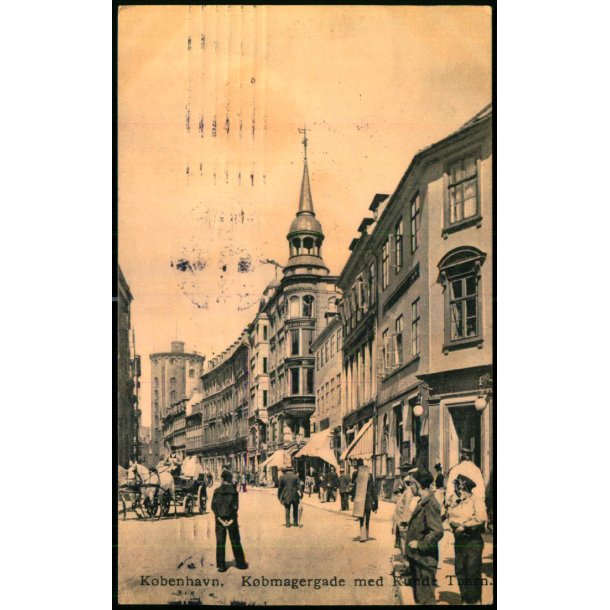 K�benhavn - K�bmangergade med Runde Taarn - Koren 4033 - Brugt