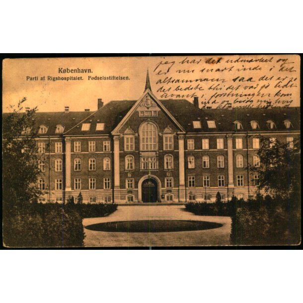 Kbenhavn - Parti af Rigshospitalet - Fdselsstiftelsen - Geerts Forlag 132 - Brugt