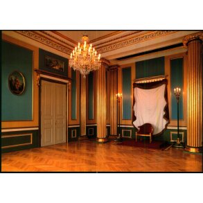 Amalienborg Slot - Christian VII Pal� - Arveprins Frederiks Trongemak - u/n - 12x17 cm. - Ubrugt