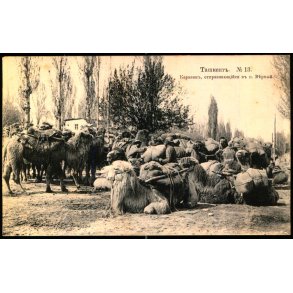 Tasjkent - En Karavane som g�r til Vernyj (Nuv�rende Almaty Kasakhstan ) - Ubrugt