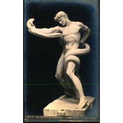 Ny Carlsberg Glyptotek - Leigton : Atleth Kmpeende med en Slange - 45 - Fotokort