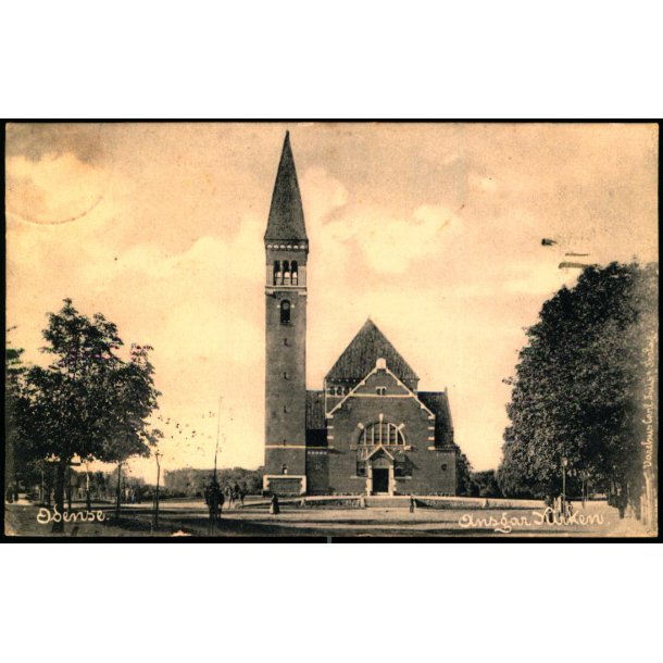 Odense - Ansgar Kirke - Varehus Carl Friis Varehus Forlag u/n - Brugt