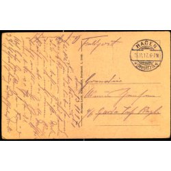 Feldpost - Hagen 13 - 11 - 17  - Til 4/6 Garta. - Billedside : Hoihensyburg