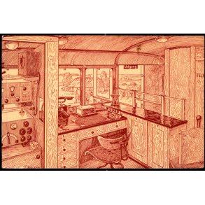 Det Rullende Postkontor - Juni 1936 - Mller & Landschultz u/n - Brugt