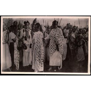 Congo Belge - le Sultan Rwakataraka et notables - Indigenes du Rwanda Watusi - Fotokort 4/9 - Ubrugt