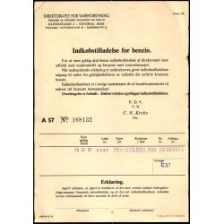 Direktoratet for Varerforsyning - Indkbstelladelse for Benzin