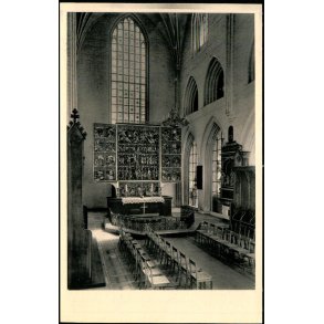 Odense Domkirke - Koret med Claus Bergs Altertavle -  H. L�nborg 204 - Ubrugt