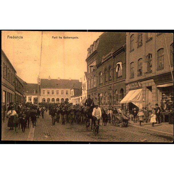 Fredericia - Parti fra Gothersgade - Kull - Hamburg u/n - Brugt