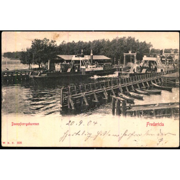 Fredericia - Dampfrgehavnen - W.K.F. 809 - Brugt