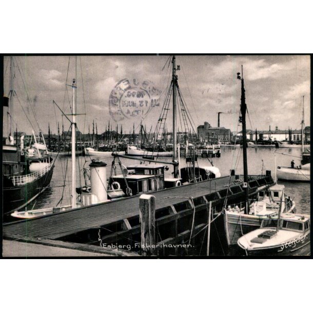 Esbjerg - Fiskerihavnen - Stender E. 81 K - Brugt - Har v�ret kl�bet op !