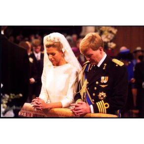 Prins Willem Alexander og Prinsesse Maxinas Bryllup - Hallmark 149 - 11x18 cm. - Ubrugt