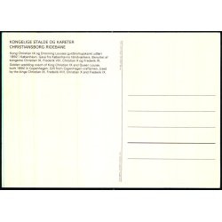 Christian IX - louises Guldbryllupskaret - Christiansborg Ridebane - Ubrugt